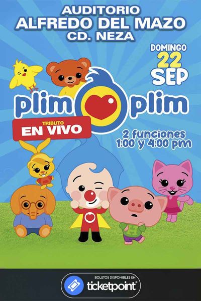 Plim Plim Tributo Auditorio Alfredo del Mazo